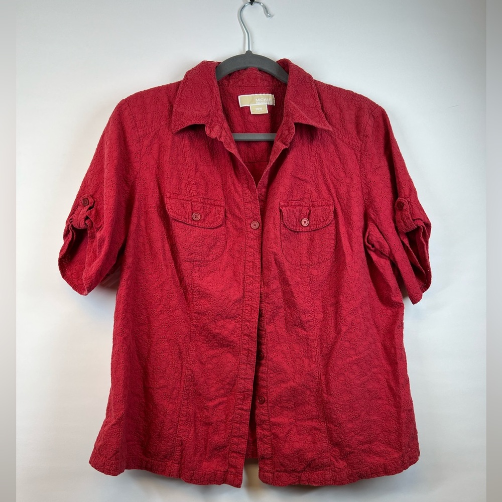 Michael Kors Eyelet Blouse